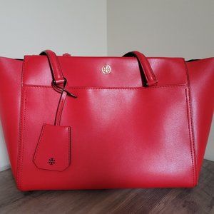 NWOT $448 Tory Burch Red Robinson Tote